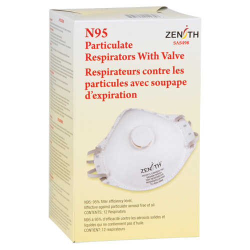 Particulate Respirators, N95, NIOSH Certified, Medium/Large Maritime Industrial Rubber