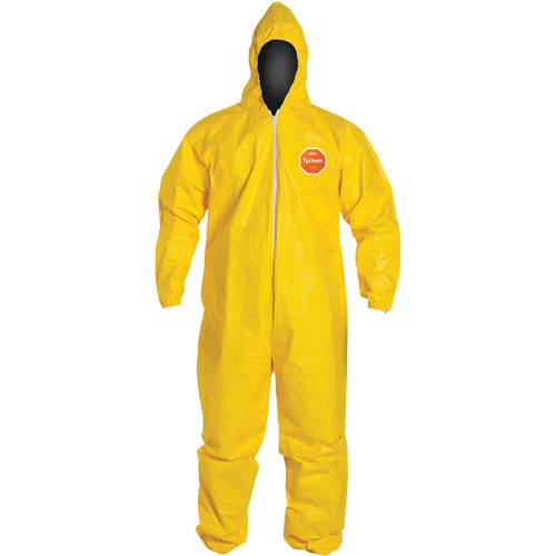 Tychem&reg; 2000 Coveralls, 2X-Large, Yellow Maritime Industrial Rubber