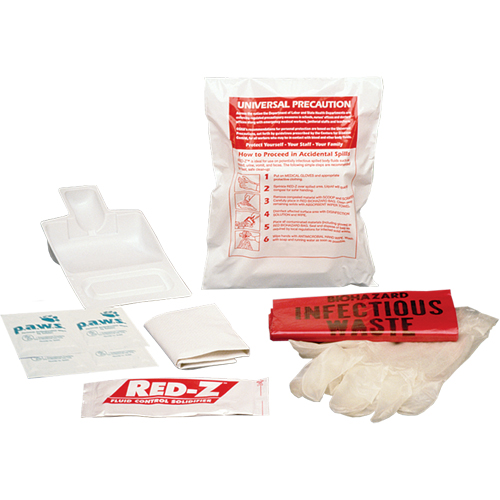 Fluid Spill Clean-Up Kit, Hazmat, Bag Maritime Industrial Rubber