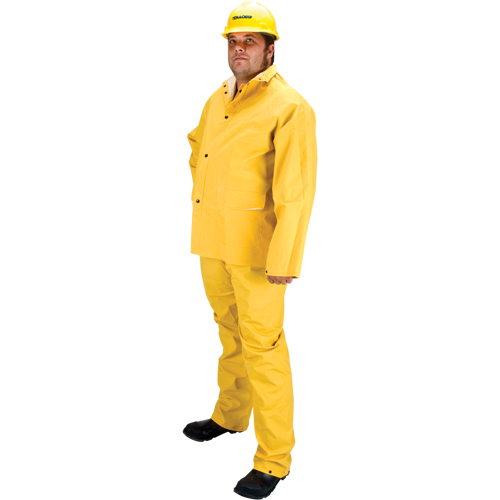 RZ600 Flame Resistant Rain Suit, Small, Yellow Maritime Industrial Rubber