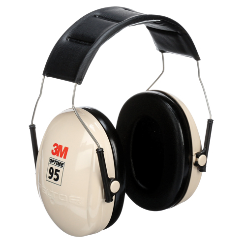 Peltor Optime 95 Series Earmuffs, Headband, 21 NRR dB Maritime Industrial Rubber