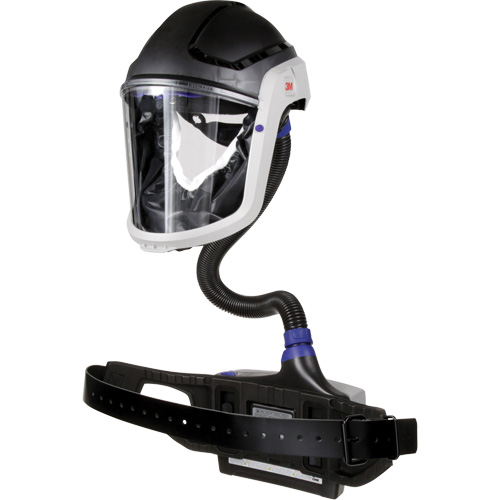 Versaflo Powered Air Purifying Respirator TR-600 Heavy Industrial Kit, Hard Hat & Faceshield, Lithium-Ion Battery Maritime Industrial Rubber