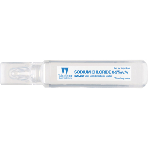 Solution saline Saljet, dose unique, 1,01 oz Maritime Industrial Rubber