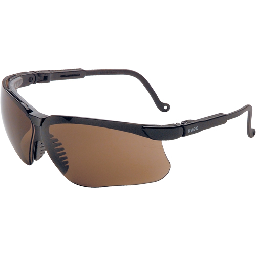 Uvex&reg; Genesis&reg; Safety Glasses with HydroShield Lenses, Brown Lens, Anti-Fog, Meets/Exceeds CSA Z94.3 Maritime Industrial Rubber