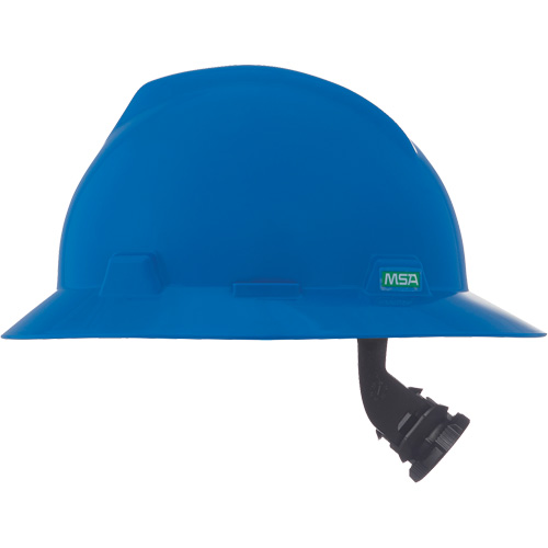 Casques de s&eacute;curit&eacute; &agrave; bordure compl&egrave;te V-Gard, R&eacute;pond aux normes CSA type 1, Suspension Rochet, Non ventil&eacute; Maritime Industrial Rubber