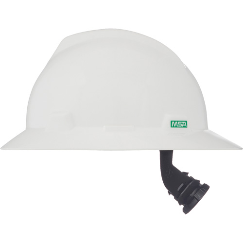 Casques de s&eacute;curit&eacute; &agrave; bordure compl&egrave;te V-Gard, R&eacute;pond aux normes CSA type 1, Suspension Rochet, Non ventil&eacute; Maritime Industrial Rubber