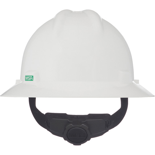 Casques de s&eacute;curit&eacute; &agrave; bordure compl&egrave;te V-Gard, R&eacute;pond aux normes CSA type 1, Suspension Rochet, Non ventil&eacute; Maritime Industrial Rubber