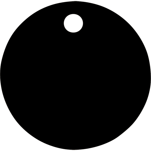 Blank Tags, Aluminum, 1.5" dia Maritime Industrial Rubber