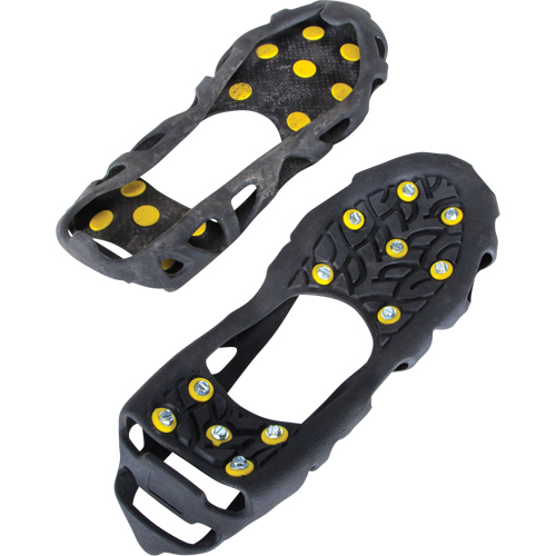 Heavy-Duty Anti-Slip Ice Cleats, Steel, Stud Traction, X-Large Maritime Industrial Rubber