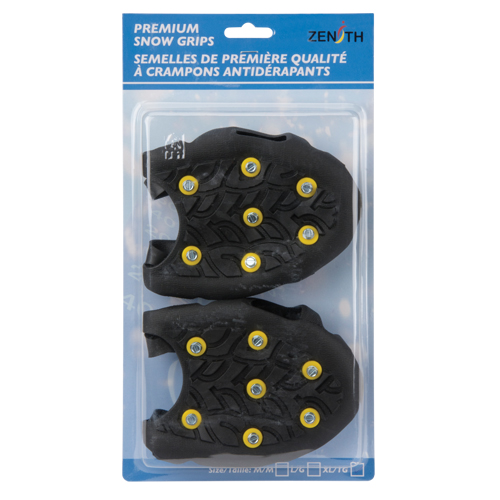 Heavy-Duty Anti-Slip Ice Cleats, Steel, Stud Traction, X-Large Maritime Industrial Rubber