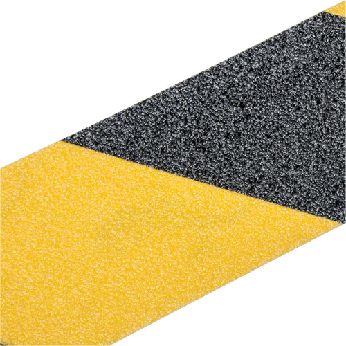 Premium Anti-Skid Tape, 2" x 60', Black & Yellow Maritime Industrial Rubber