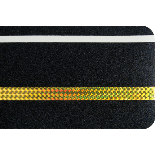 Premium Anti-Skid Tape, 6" x 24", Black Maritime Industrial Rubber
