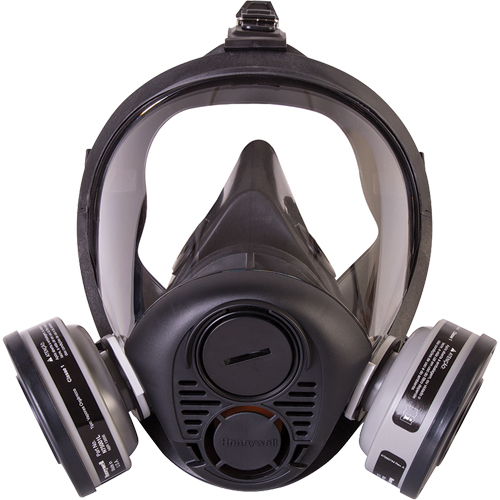 North&reg; RU6500 Series Full Facepiece Respirator, Silicone, Large Maritime Industrial Rubber
