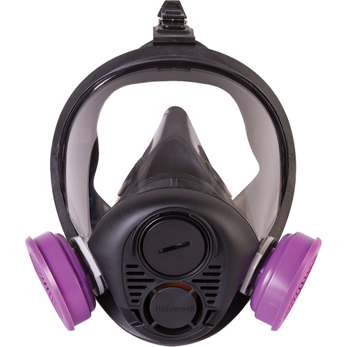 North&reg; RU6500 Series Full Facepiece Respirator, Silicone, Large Maritime Industrial Rubber