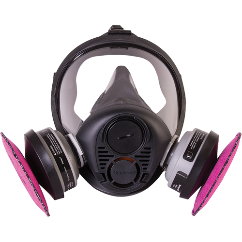 North&reg; RU6500 Series Full Facepiece Respirator, Silicone, Large Maritime Industrial Rubber