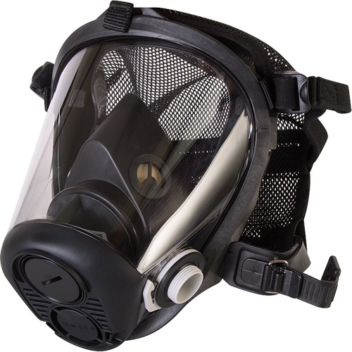 North&reg; RU6500 Series Full Facepiece Respirator, Silicone, Medium Maritime Industrial Rubber
