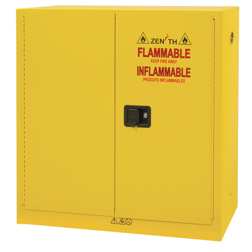Flammable Storage Cabinet, 24 gal., 2 Door, 43" W x 44" H x 12" D Maritime Industrial Rubber
