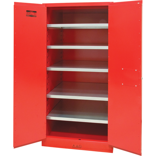 Armoire pour peintures et encres, 96 gal., 5 tablettes Maritime Industrial Rubber