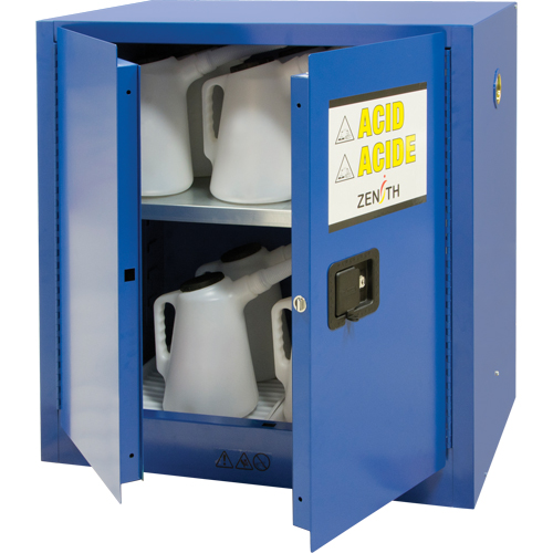 Armoire pour liquides corrosifs, 22 gal., 35" x 35" x 22" Maritime Industrial Rubber