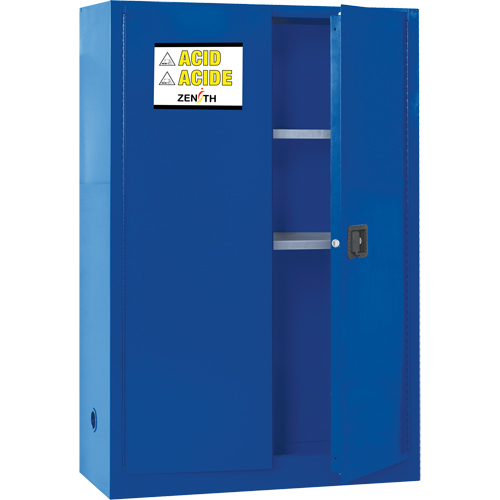 Corrosive Liquids Cabinet, 45 gal., 43" x 65" x 18" Maritime Industrial Rubber