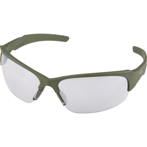 Lunettes de s&eacute;curit&eacute; s&eacute;rie Z2000, Lentille Miroir int&eacute;rieur/ext&eacute;rieur, Anti-&eacute;gratignures, R&eacute;pond ou surpasse la norme CSA Z94.3 Maritime Industrial Rubber