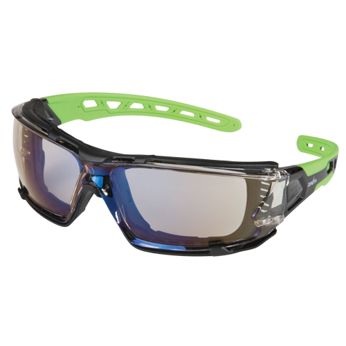 Lunettes de s&eacute;curit&eacute; s&eacute;rie Z2500 avec joint en mousse, Lentille Miroir int&eacute;rieur/ext&eacute;rieur, Anti-&eacute;gratignures, ANSI Z87+/R&eacute;pond ou surpasse la norme CSA Z94.3 Maritime Industrial Rubber