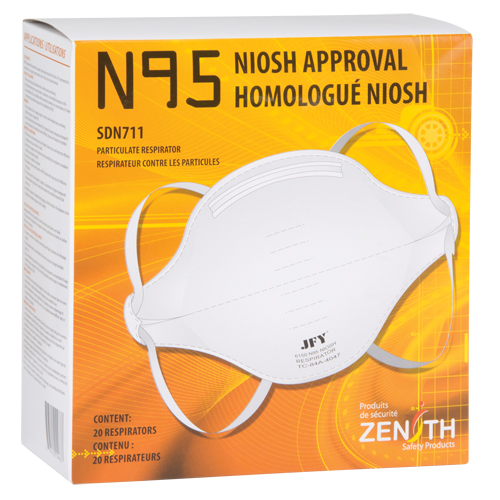 Particulate Respirator, N95, NIOSH Certified, Medium/Large Maritime Industrial Rubber