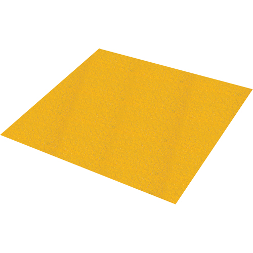 Plaque antid&eacute;rapante Safestep, 47" la x 47" lo, Jaune Maritime Industrial Rubber