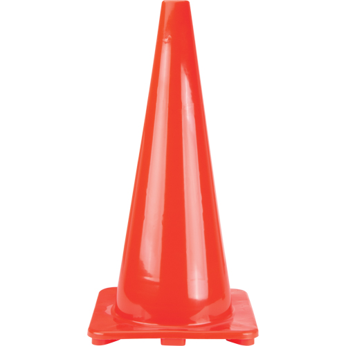 Traffic Cones, 28", Orange Maritime Industrial Rubber