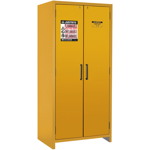 90-Minute EN Safety Storage Cabinet, 30 gal., 2 Door, 35.16" W x 76.89" H x 24.21" D Maritime Industrial Rubber
