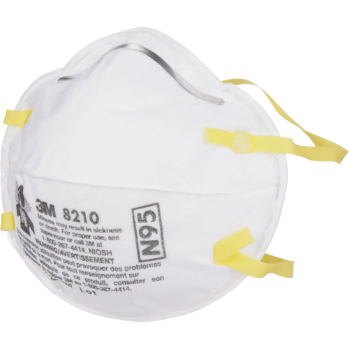 8210 Particulate Respirators, N95, NIOSH Certified Maritime Industrial Rubber