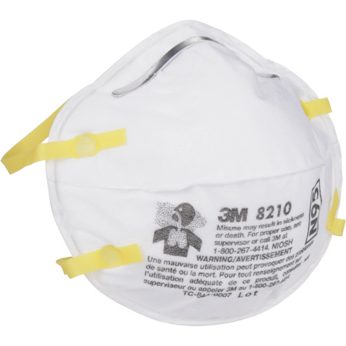 8210 Particulate Respirators, N95, NIOSH Certified Maritime Industrial Rubber