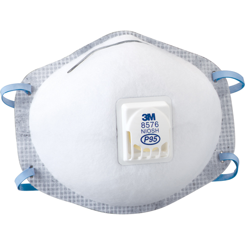 Respirateurs contre les particules 8576, P95, Certifi&eacute; NIOSH Maritime Industrial Rubber