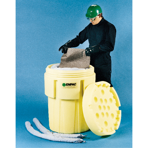 Barils de r&eacute;cup&eacute;ration Poly-Overpack 65, 65 gal. US, Stationnaire Maritime Industrial Rubber