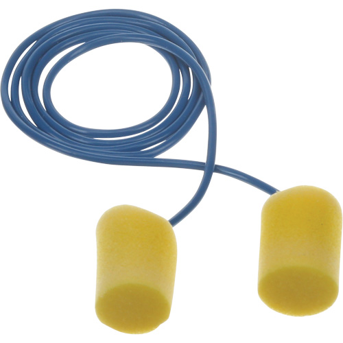 E-A-R Classic Earplugs, Bulk - Polybag, Corded Maritime Industrial Rubber