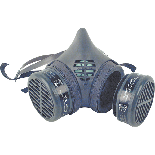 8000 Series Assembled Respirator, Elastomer/Thermoplastic, Medium Maritime Industrial Rubber