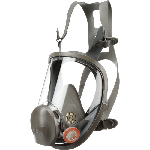 6000 Series Full Facepiece Reusable Respirator, Elastomer/Silicone/Thermoplastic, Large Maritime Industrial Rubber