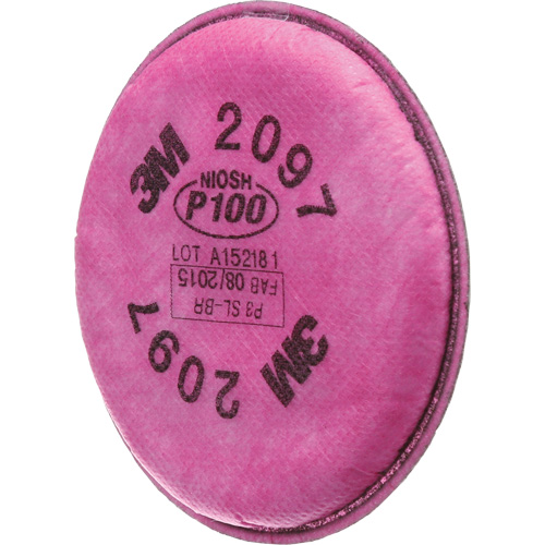 2000 Series Respirator Prefilters, Particulate Filter, Organic Vapour/P100 Maritime Industrial Rubber