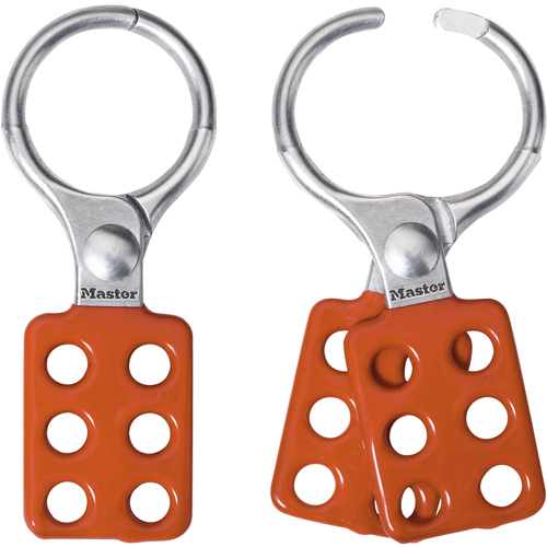 Safety Lockout Hasps, Silver Maritime Industrial Rubber