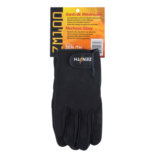 ZM100 Mechanic's Gloves, Synthetic Palm, Size 2X-Large Maritime Industrial Rubber