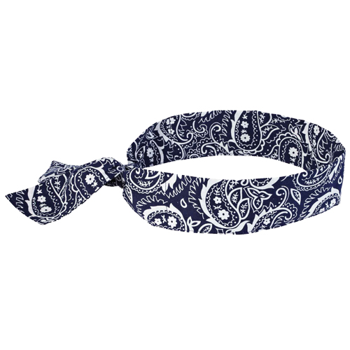 Chill-Its&reg; 6700 Cooling Bandanas, Blue Maritime Industrial Rubber
