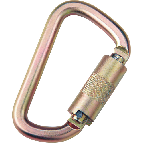 Anchorage Connecting Carabiner, Steel, 420 lbs. Capacity Maritime Industrial Rubber