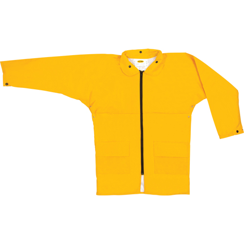 Natpac Rain Suit, Nylon, Large, Yellow Maritime Industrial Rubber