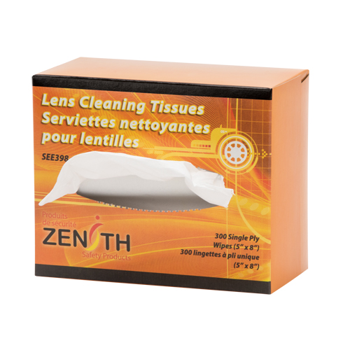 Serviettes nettoyantes pour lentilles, 5" x 8", 300 /pqt. Maritime Industrial Rubber