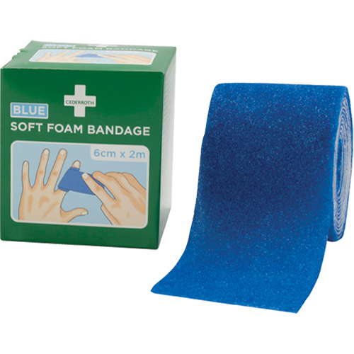 Soft Foam Bandages, Cut to Size L x 2-1/2" W, Class 1, Self-Adherent Maritime Industrial Rubber