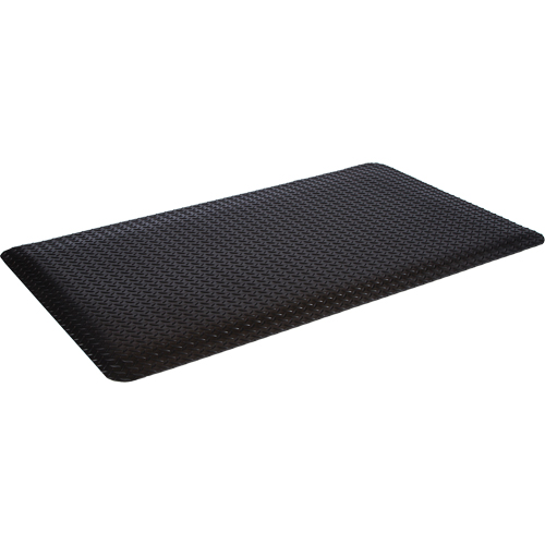 WD Deck Plate Mats, Diamond, 3' x 12' x 5/8", Black, Sponge Maritime Industrial Rubber