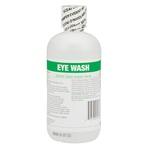 Eyewash, Full Bottle, 250 ml Maritime Industrial Rubber