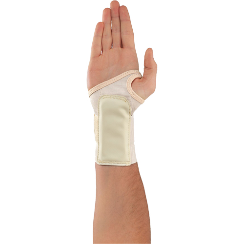 ProFlex&reg; 4000 Single Strap Wrist Support, Elastic, Left Hand, Large Maritime Industrial Rubber