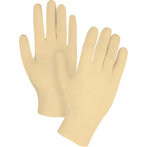 Heavyweight Inspection Gloves, Cotton, Hemmed Cuff, Ladies Maritime Industrial Rubber