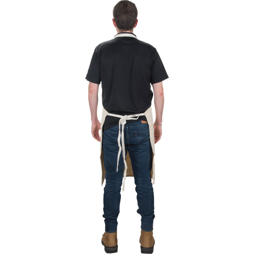 Tablier, Coton, 36" lo x 29" la, Naturel Maritime Industrial Rubber